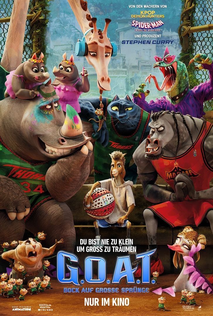 Filmplakat „G.O.A.T. – Bock auf große Sprünge“ Filmplakat „G.O.A.T. – Bock auf große Sprünge“
