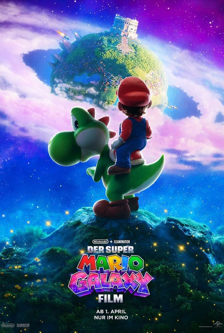 Filmplakat „Der Super Mario Galaxy Film“