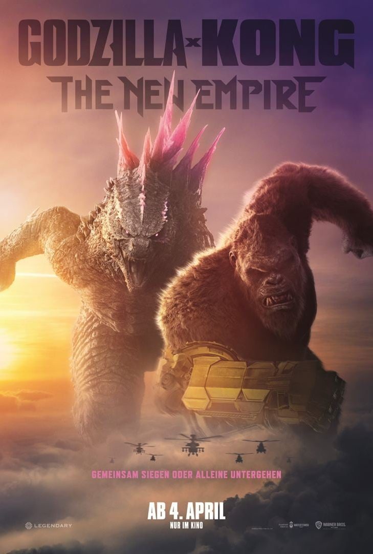 Filmplakat „Godzilla x Kong: The New Empire“