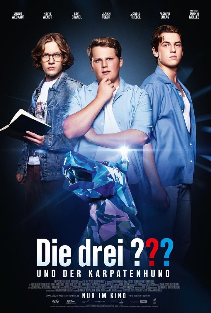 Filmplakat „Die drei ??? und der Karpatenhund“