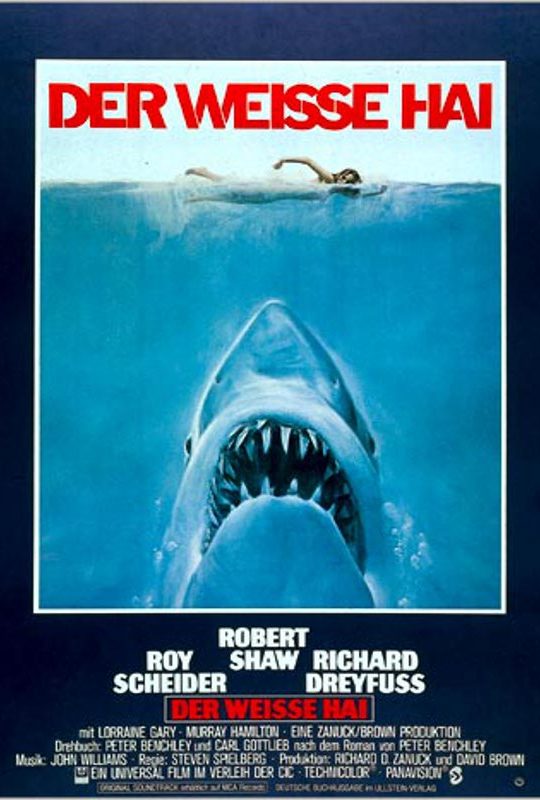 Filmplakat „Der weiße Hai“