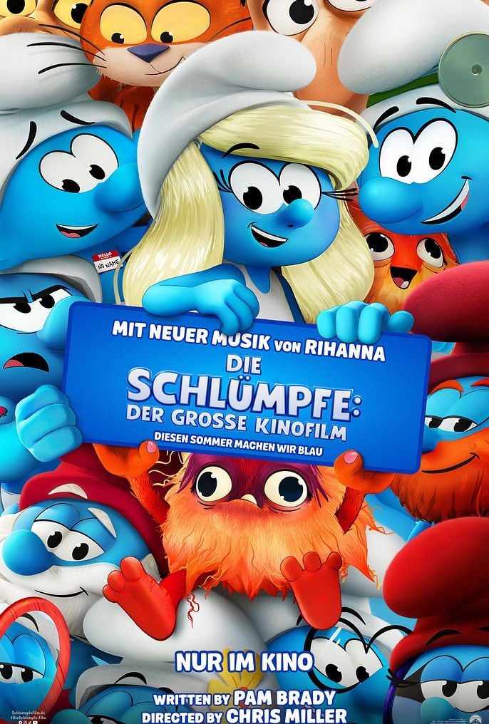 Filmplakat „Die Schlümpfe: Der große Kinofilm“