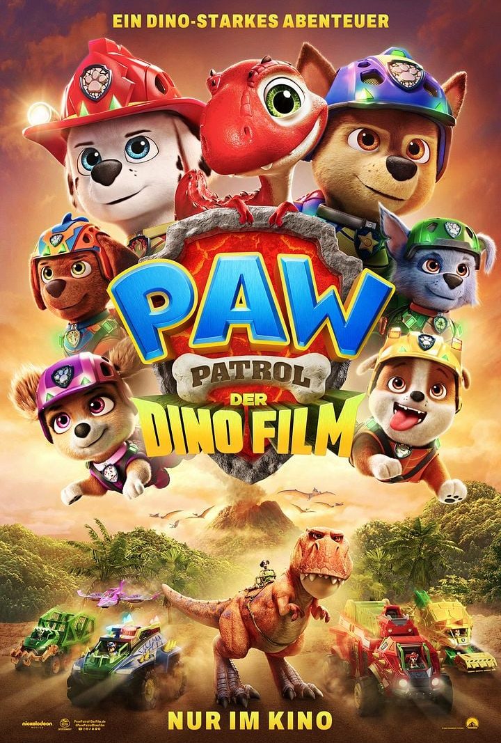 Filmplakat „Paw Patrol: Der Dino Film“