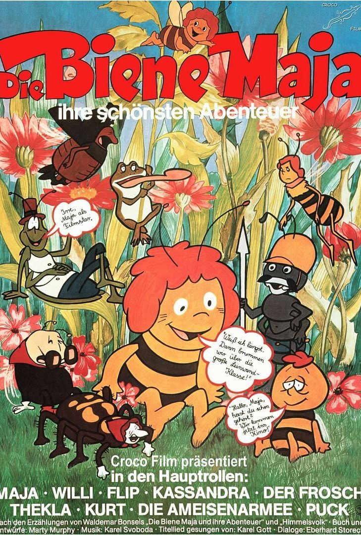 Filmplakat „Die Biene Maja – ihre schönsten Abenteuer“ Filmplakat „Die Biene Maja – ihre schönsten Abenteuer“