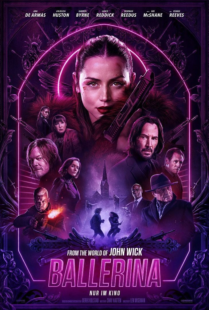 Filmplakat „From The World of John Wick: Ballerina“ Filmplakat „From The World of John Wick: Ballerina“